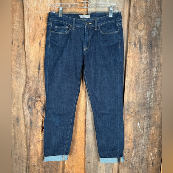 Banana Republic Skinny cuffed ankle jeans -,Size 4/27 - Picture 2 of 8